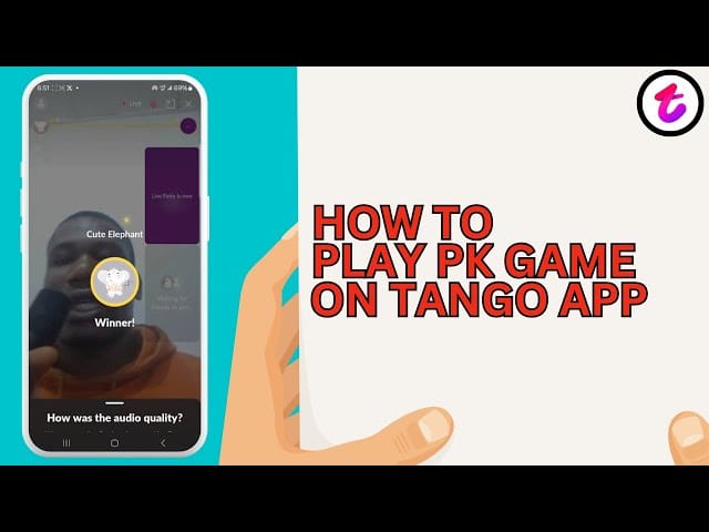 Интерфейс PK-баттла в Tango Live с обратным отсчетом последних 30 секунд и шкалой прогресса