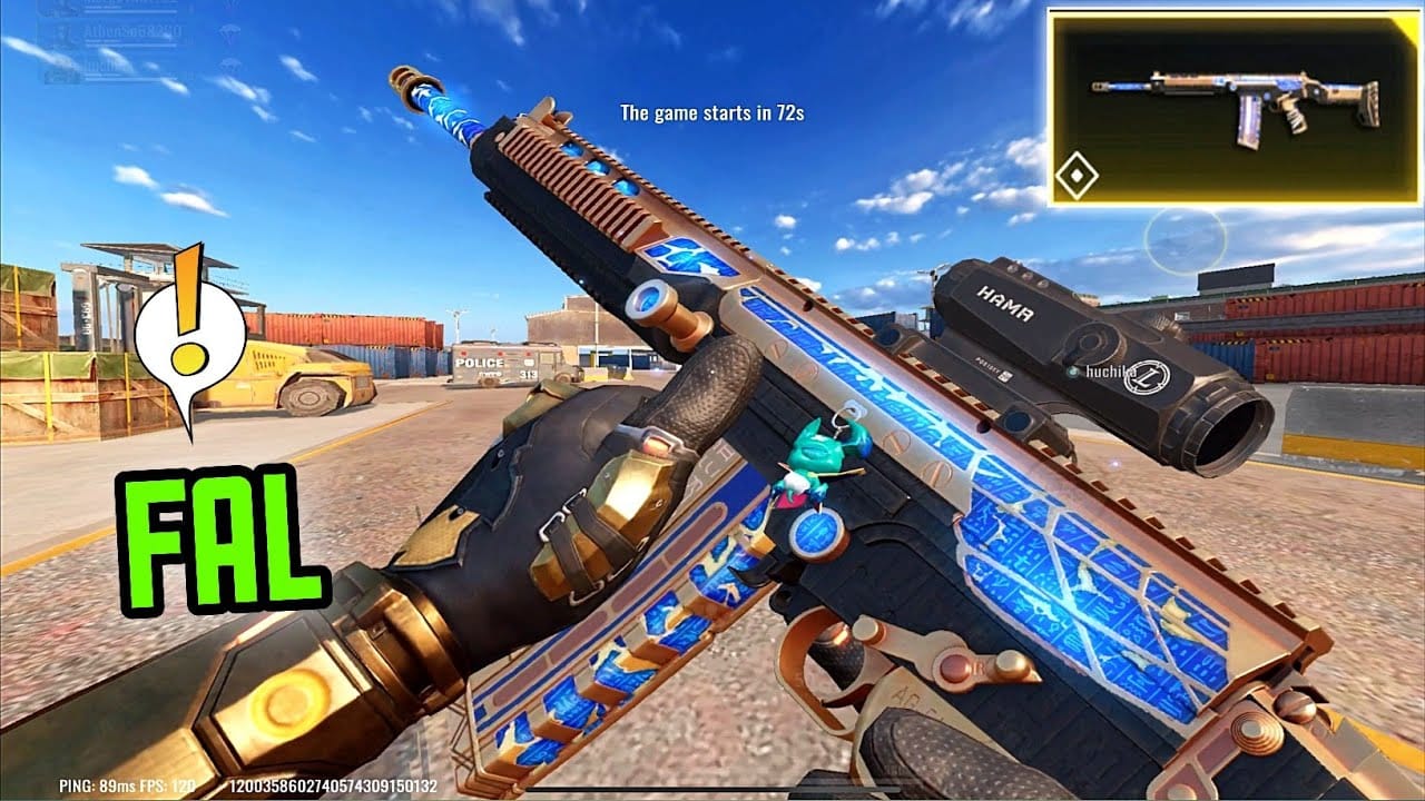 Настройка модулей FAL с нулевой отдачей в меню оружейника Blood Strike