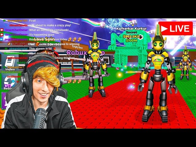 Pemain melakukan serbuan tepu perangkap dalam Steal a Brainrot