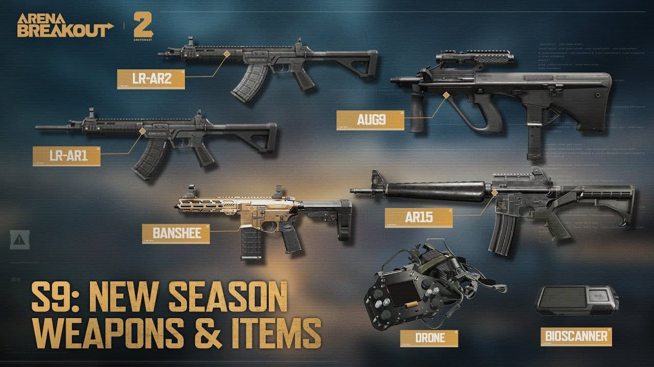 Loadout senjata bajet Arena Breakout untuk pertanian