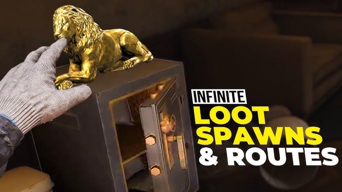 Antara muka bekas rampasan dan peti besi dalam permainan Arena Breakout