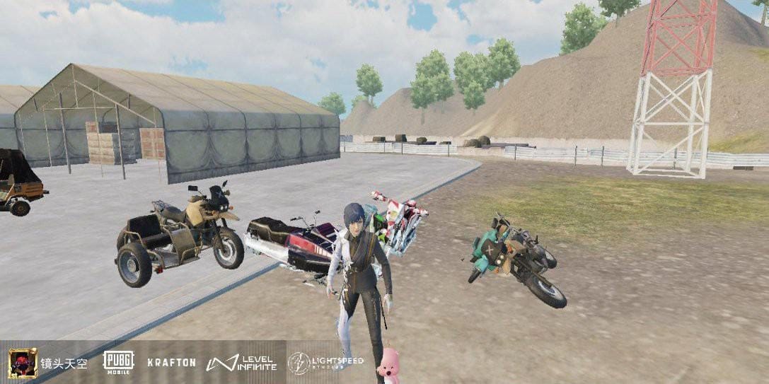 PUBG Mobile 訓練場截圖，使用 M416 對目標進行壓槍訓練