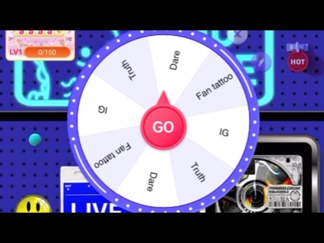 Tangkapan skrin permainan Truth or Dare bilik berbilang tetamu Bigo Live