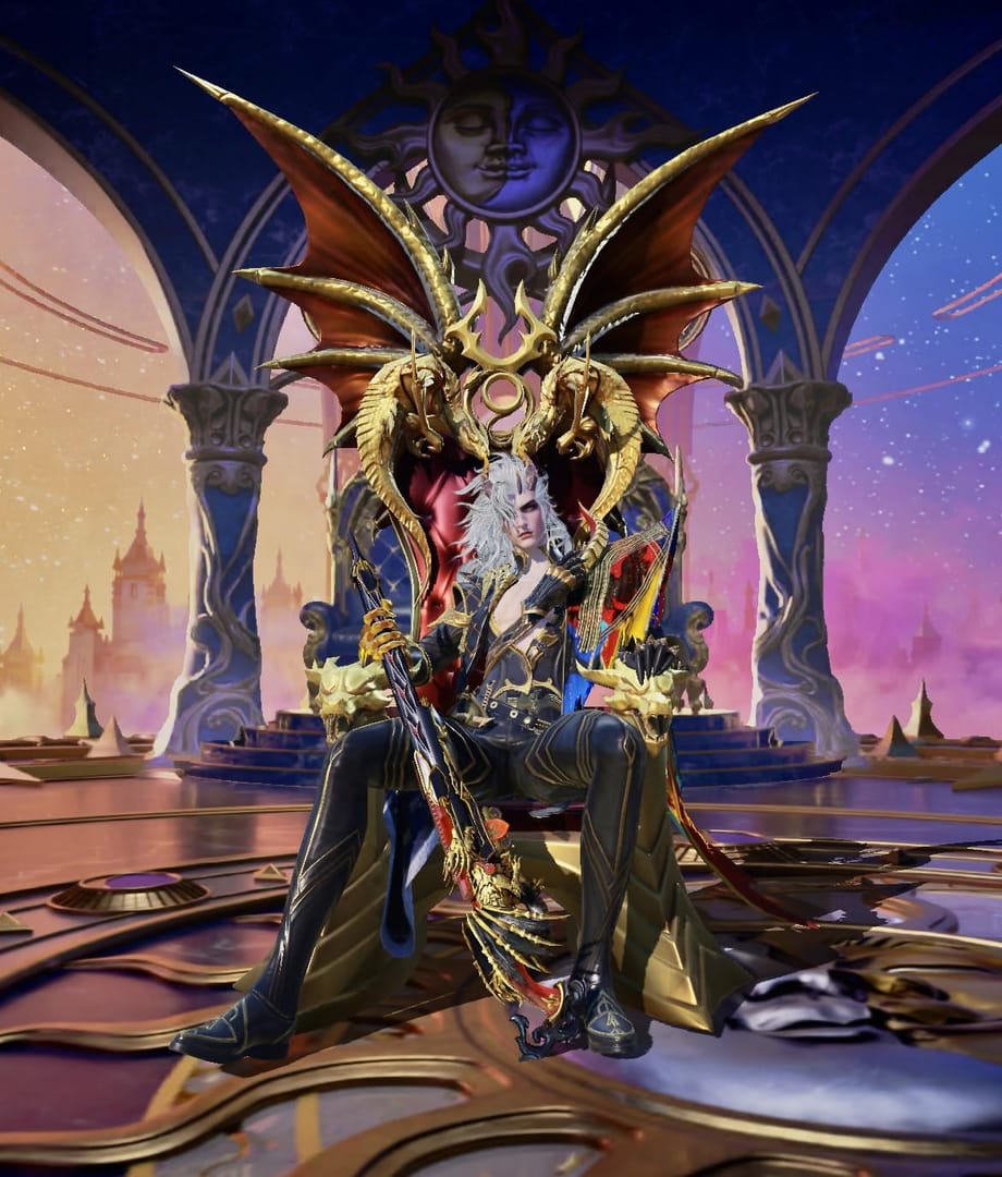 Comparaison des paliers d'amélioration de la X-Suit Dravion de PUBG Mobile du niveau 1 au 7