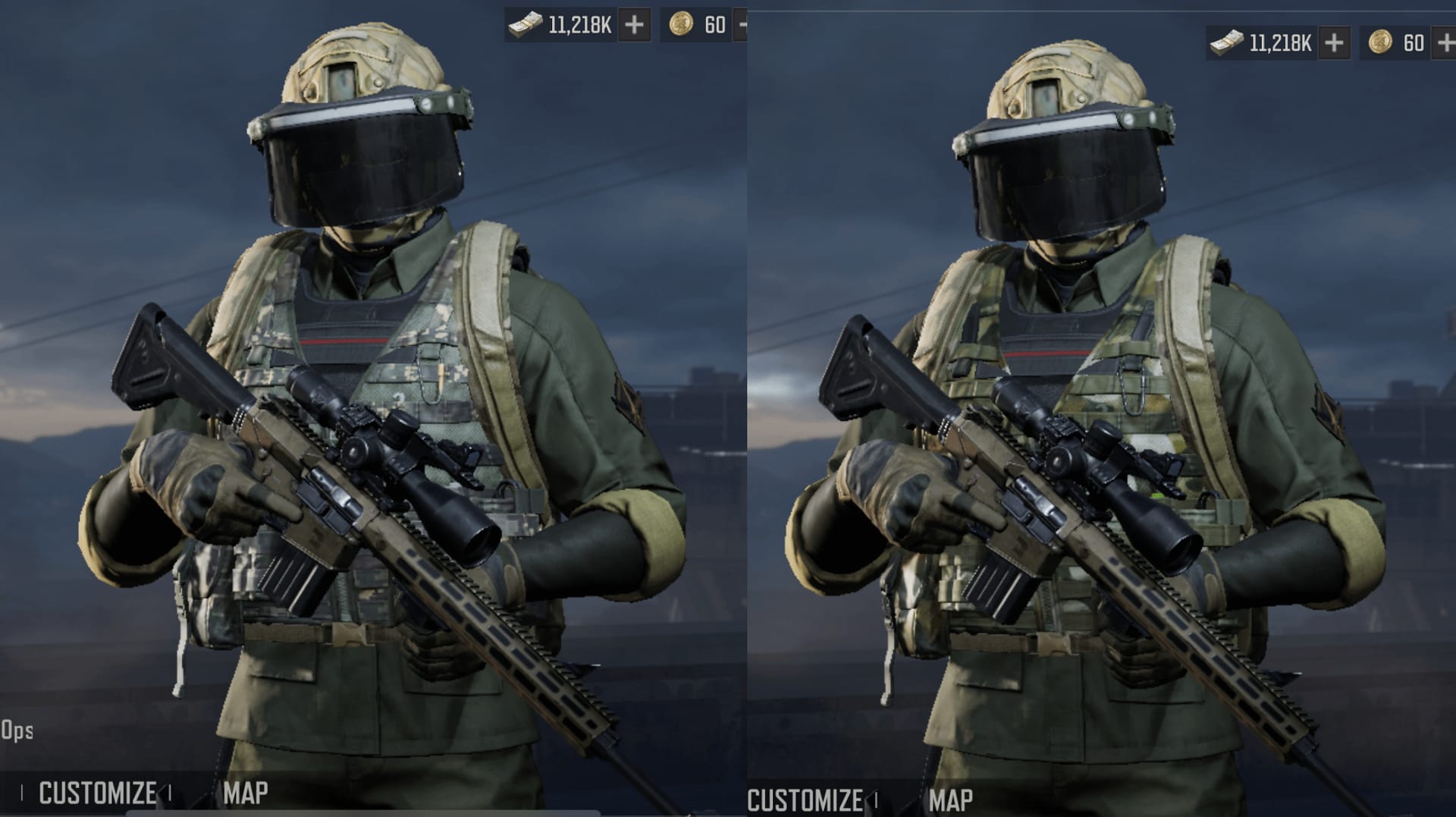 Comparaison des gilets tactiques d'Arena Breakout montrant les gains nets d'emplacements pour le stockage