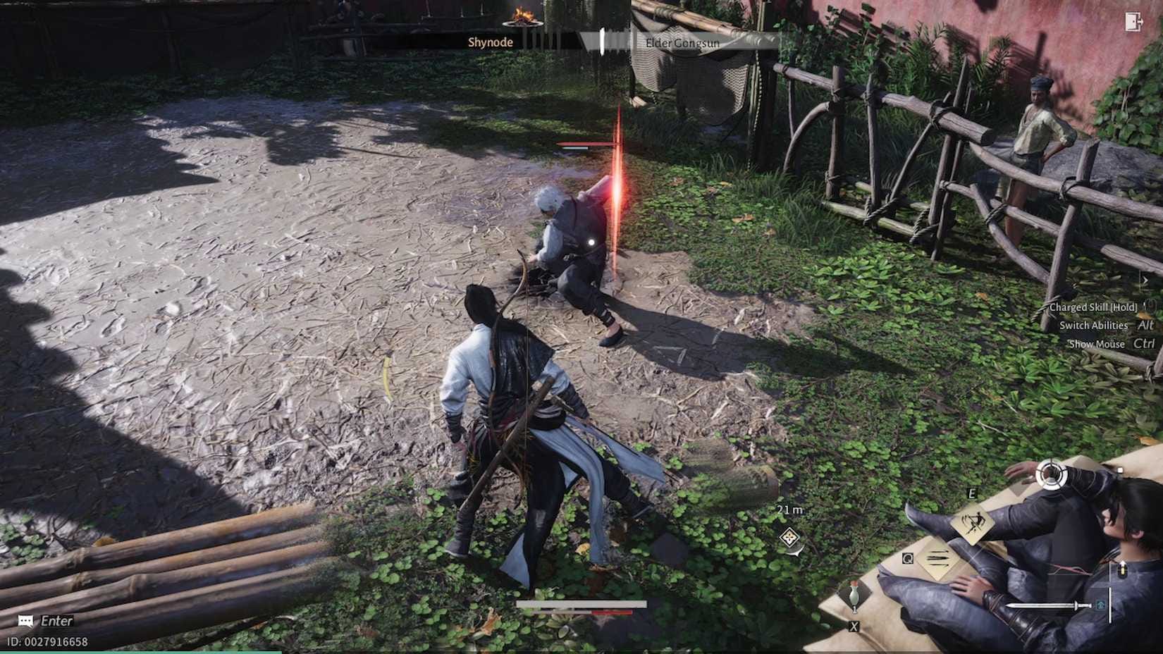 Indicadores de ataque de jefe en Where Winds Meet que muestran el destello rojo de parada, el amarillo imbloqueable y el dorado imparable