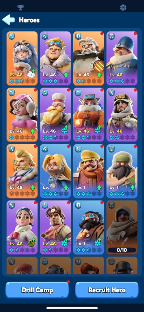 Whiteout Survival heroes Eugene Charlie Cloris Smith gathering skills guide