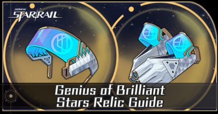 Honkai Star Rail 4-piece Genius of Brilliant Stars relic set for DPS in Gold and Gears