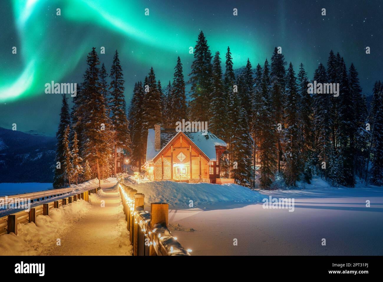 Efecto del regalo Aurora Boreal de YoHo en una sala de voz