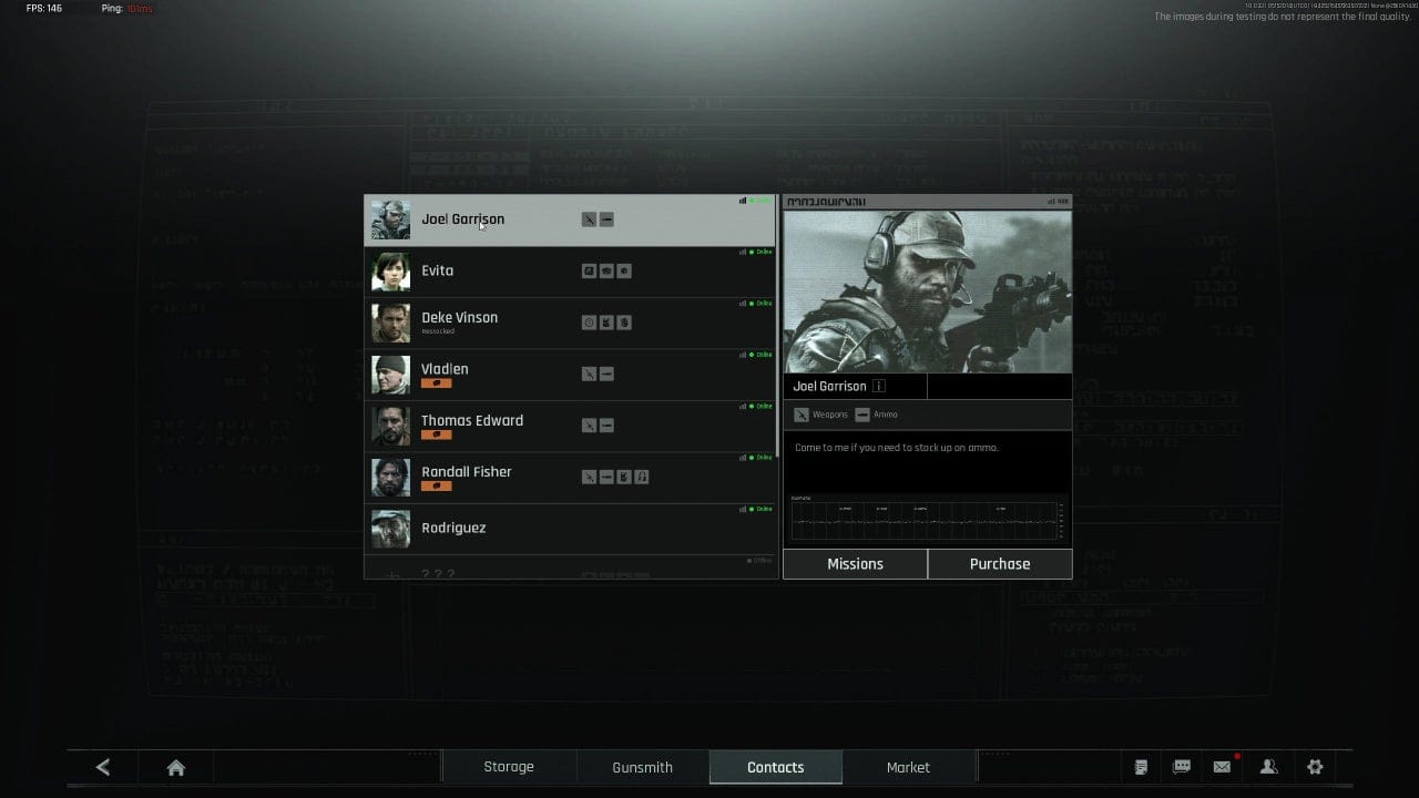 用于堆叠科伦和特维拉目标的暗区突围阵营任务板界面