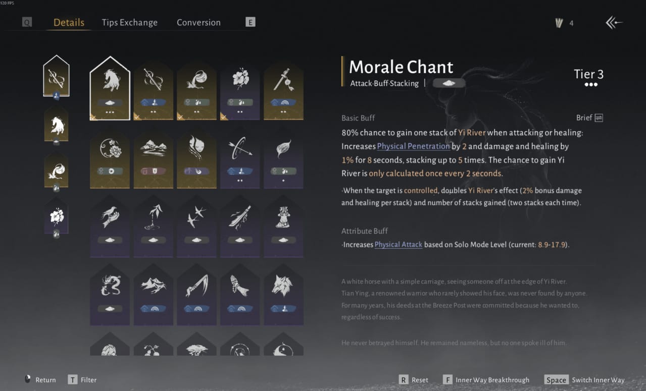 Where Winds Meet इनर वेज़ अनलॉक शर्तों और हथियारों की तुलना