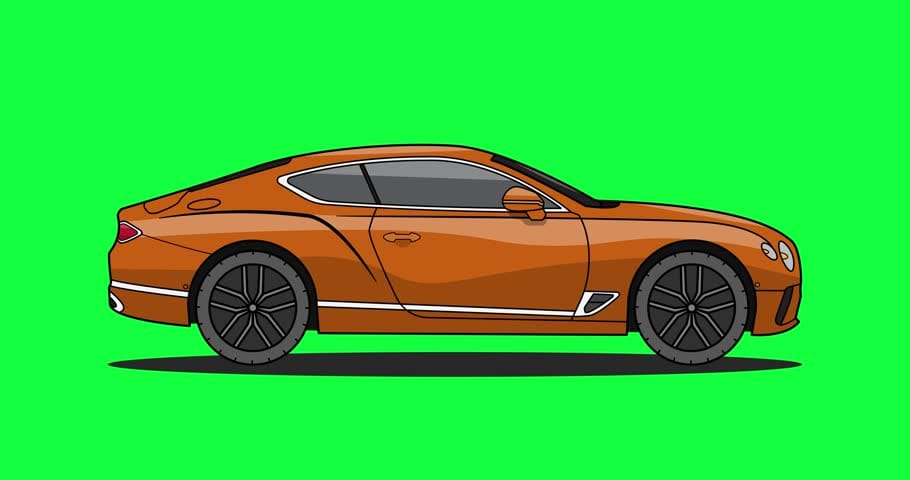 Mango Live stream screen with active Luxury Car Animation effect