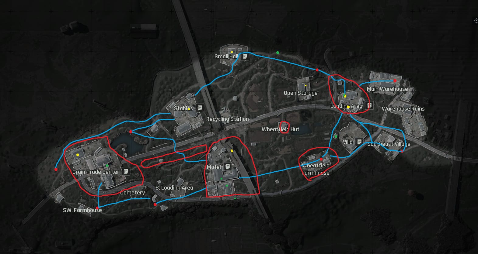 Гайд по местам появления элитных ящиков с боеприпасами на «Телестанции» в Arena Breakout