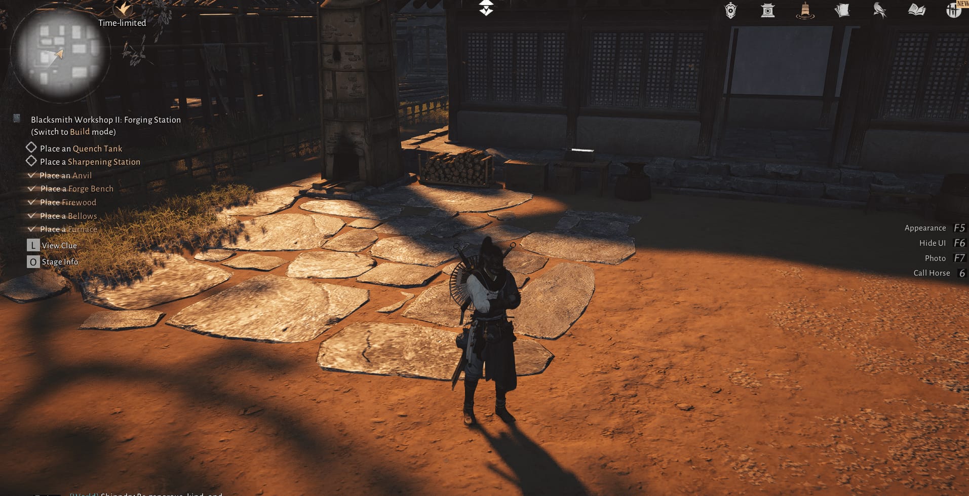 Окно разработки и ковки оружия в Where Winds Meet