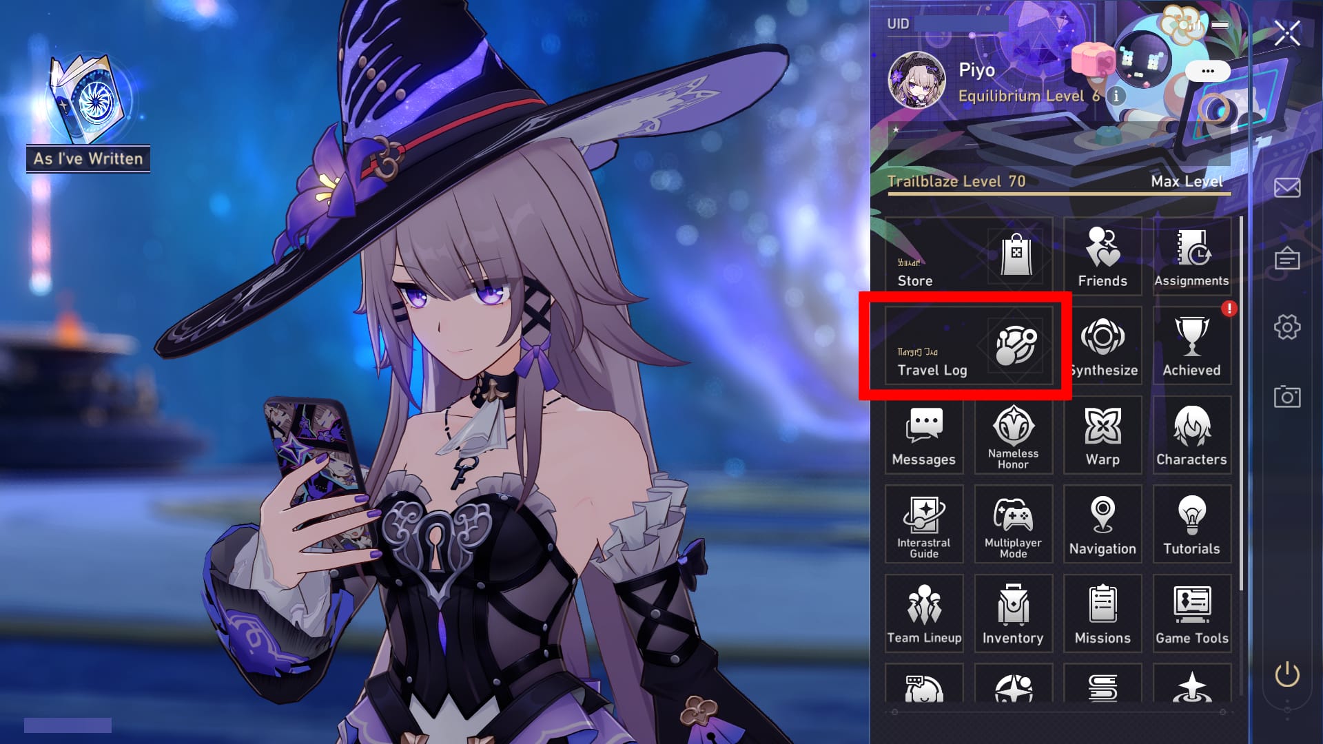 Panduan navigasi tab acara ponsel di dalam game Honkai Star Rail