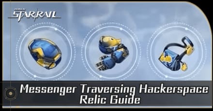 「メッセンジャー」遺物セットを装備したキャラクター