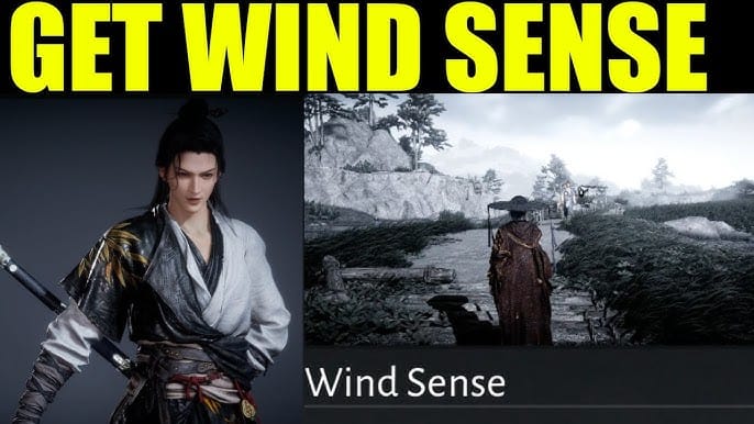 Where Winds Meet में NPC चोरी के लक्ष्यों को दिखाने वाला विंडसेंस इंटरफ़ेस
