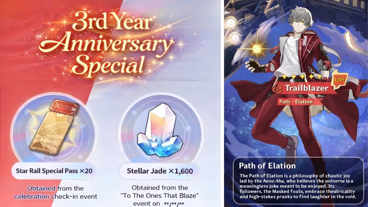 Honkai Star Rail Lightning Elation Trailblazer character artwork