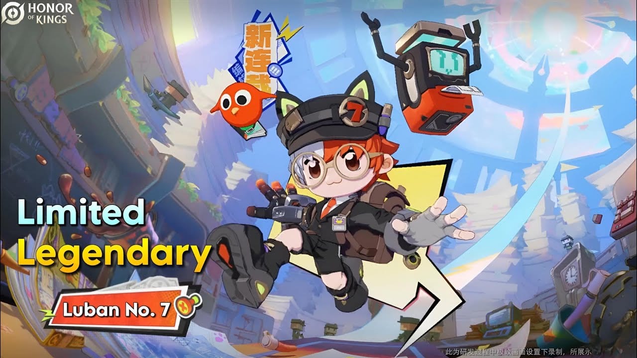 Honor of Kings Lu Ban No.7 Arcade Boy KPL Finals skin artwork