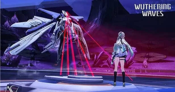 Interface des récompenses de l'Hologramme Hyvatia Stade 6 de Wuthering Waves affichant 20 Astrite, des Tuners premium et un Écho 5 étoiles