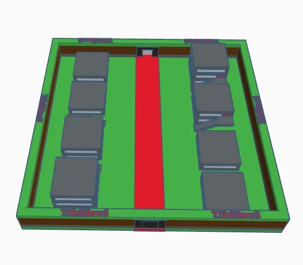 Peta dalam permainan Steal a Brainrot yang menonjolkan lokasi muncul Rizzler