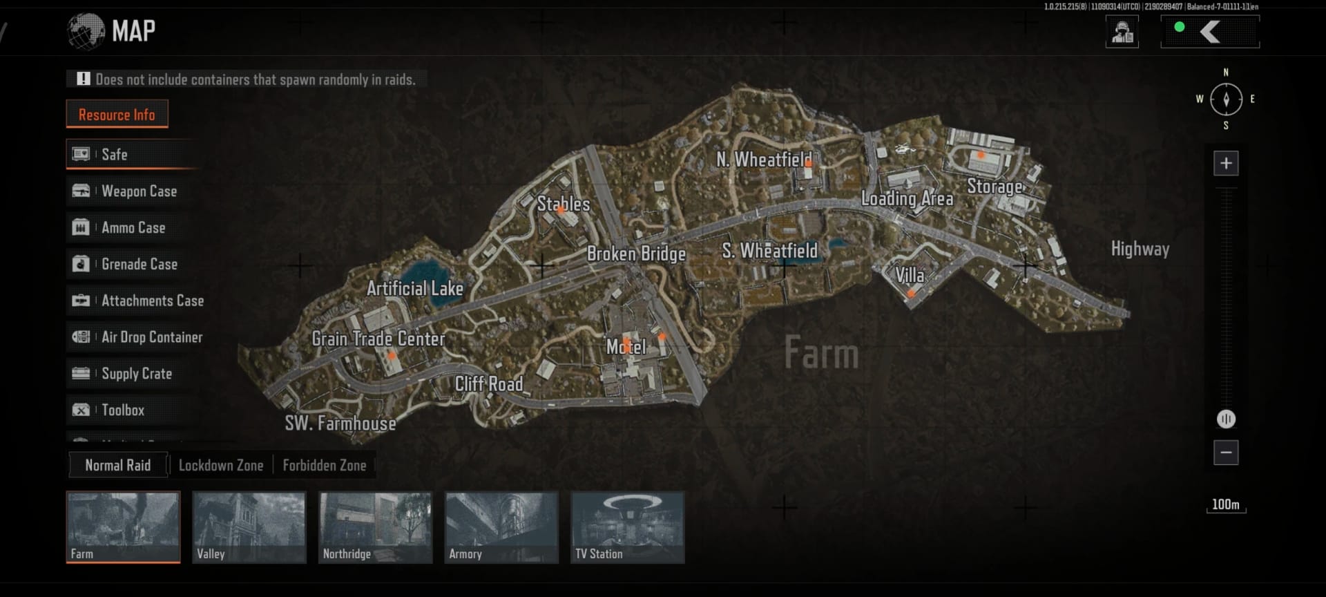 Arena Breakout Farm and Valley maps for insurance and extraction strategies in Season 11