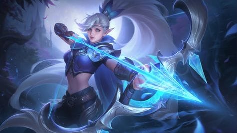 MLBB 515イベントのミヤ「鈴姫」スキンの公式アートワーク