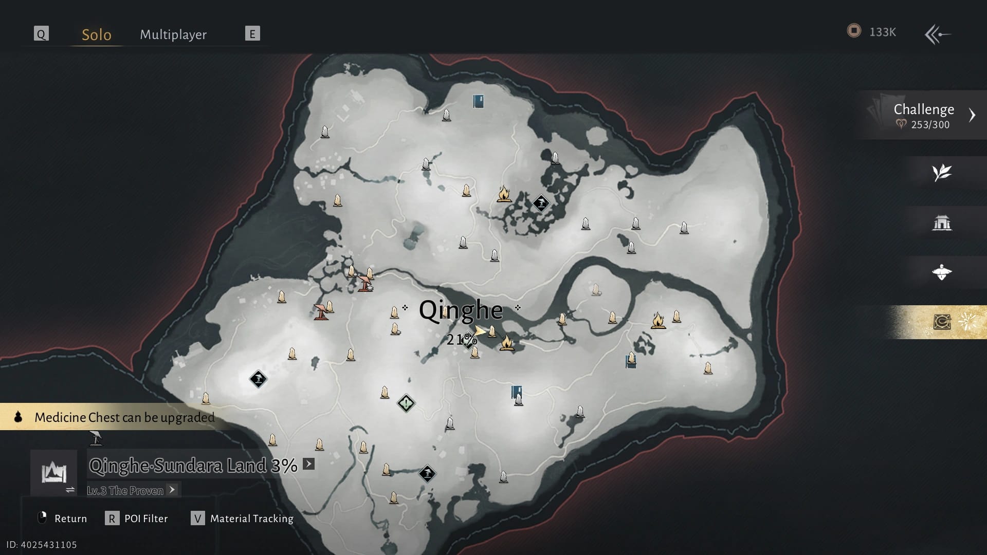 वेयर विंड्स मीट में किंगहे NPCs सहित इष्टतम गोल्डन इंगॉट फार्मिंग मार्गों का नक्शा