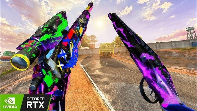 Karya seni skin operator Neon-Punk Blood Strike daripada ganjaran Striker Pass