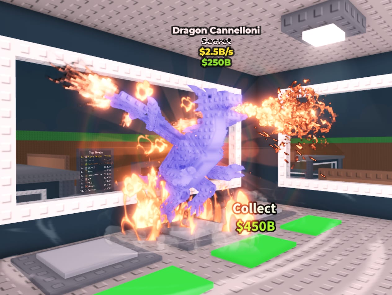 عمل فني لحيوان Dragon Cannelloni Secret Brain-Fried في Steal a Brainrot