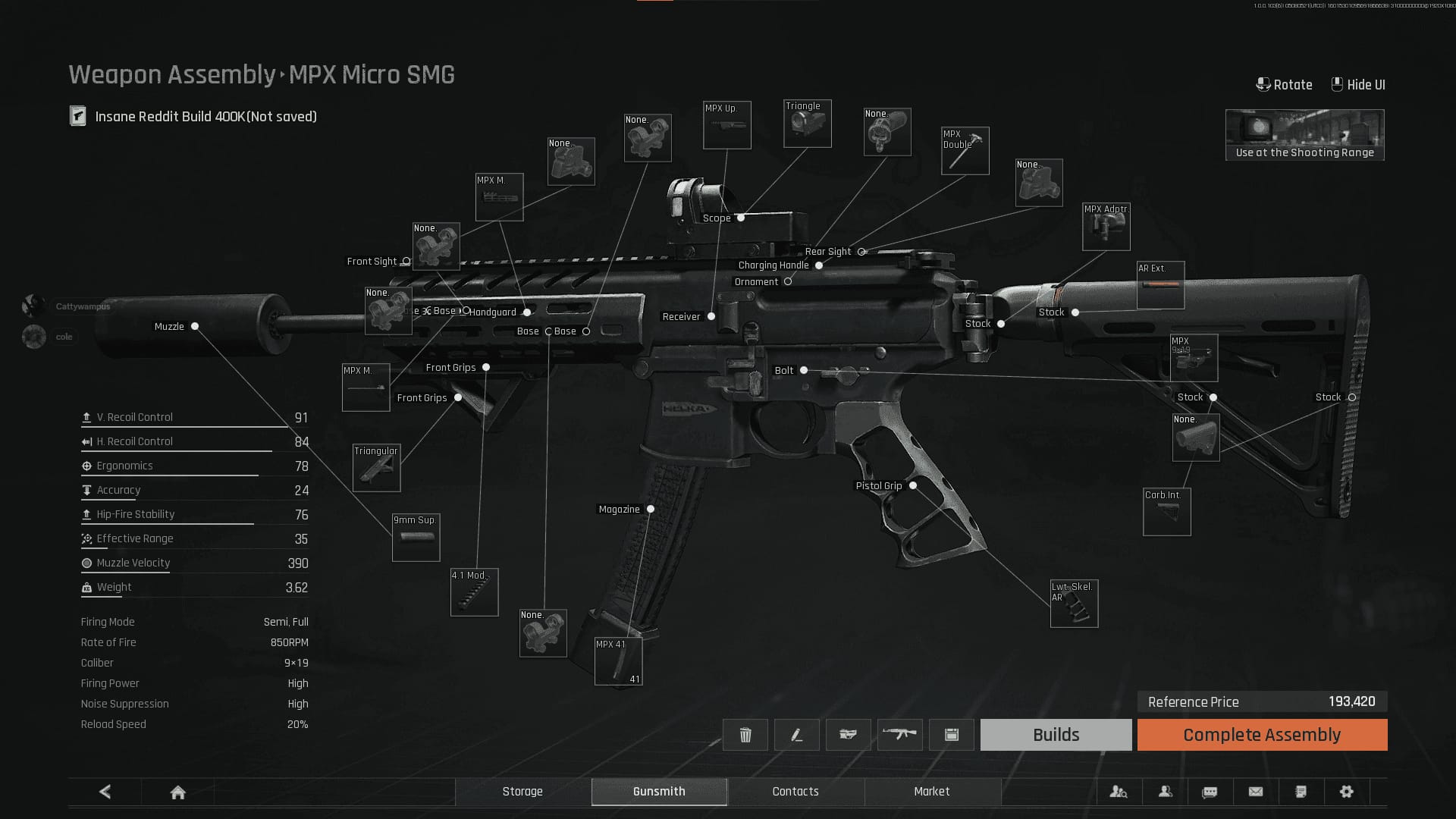 عتاد MPX الاقتصادي للموسم 11 مع ذخيرة T4 7N31