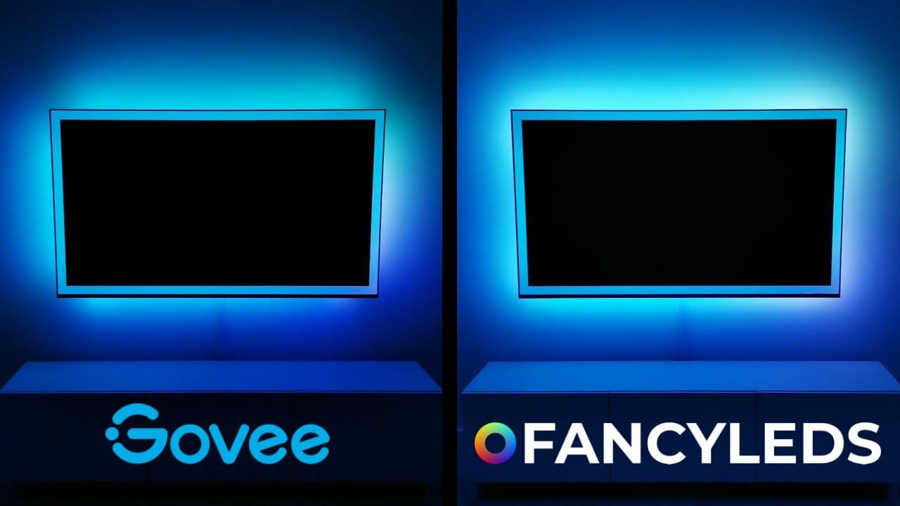 Comparaison des effets d'éclairage RVB et ambiant dans une salle SuperLive