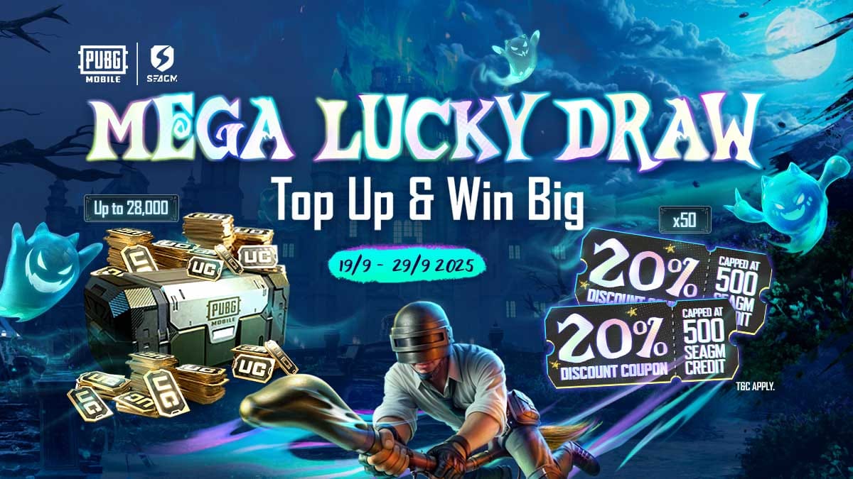 Interfaz del sorteo de superdeportivos míticos de PUBG Mobile