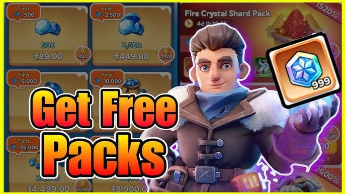 مقارنة حزم شحن نجوم الصقيع داخل لعبة Whiteout Survival توضح الأسعار القياسية