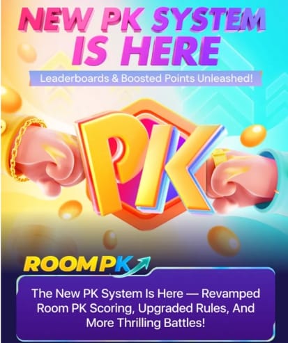 Bigo Live全球PK排行榜分数公式图，展示了活动积分和BUFF加成