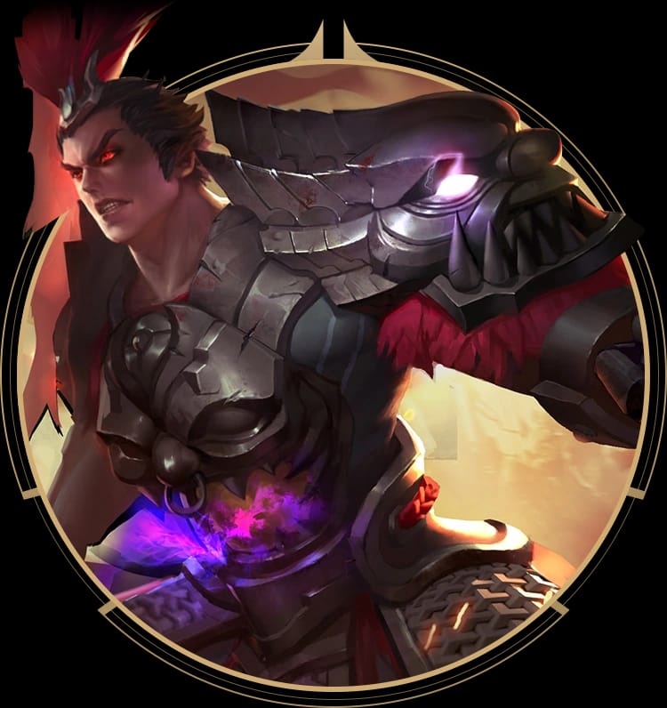 Lu Bu Dragon Slayer mythic skin in Honor of Kings