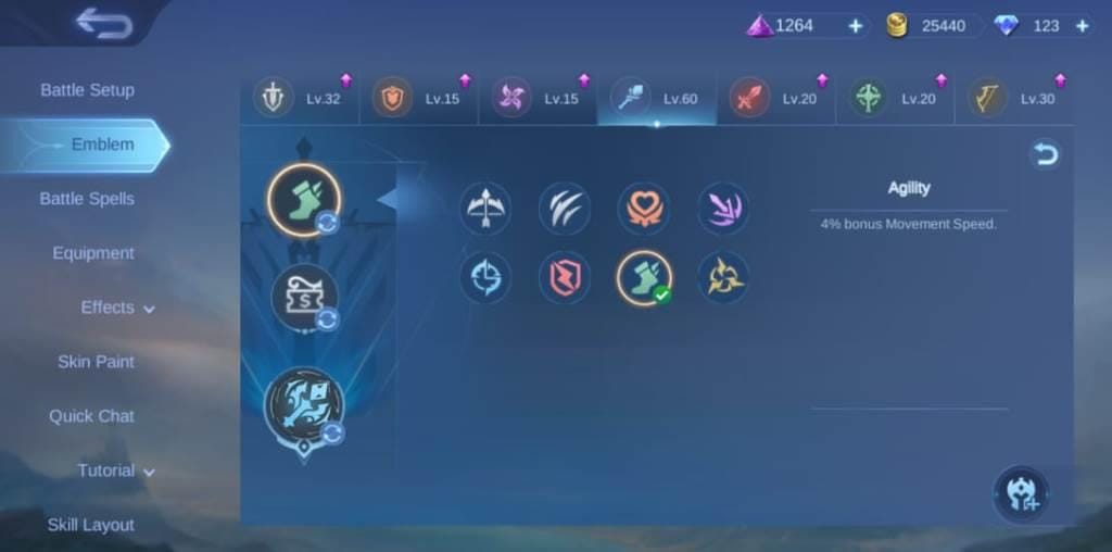 Оптимальные настройки талантов 3-го уровня по ролям в Mobile Legends Bang Bang