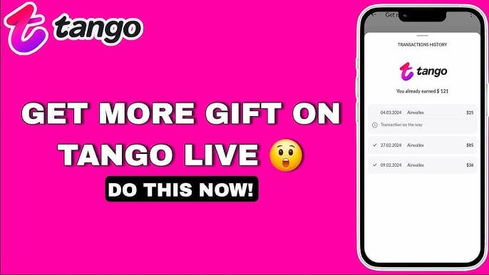 Niveles del evento Gift Rush de Tango Live con recompensas adicionales