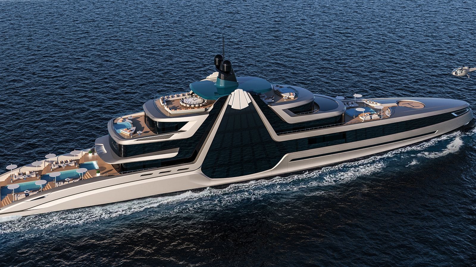 Grand Mega-Yacht gift animation dominating the Chamet Party Room chat interface