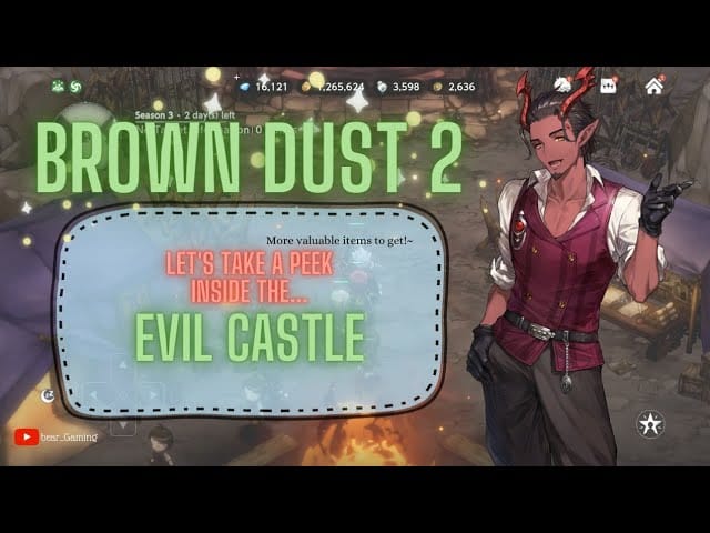 Brown Dust2 惡魔城商店界面顯示刻印材料的惡魔幣價格