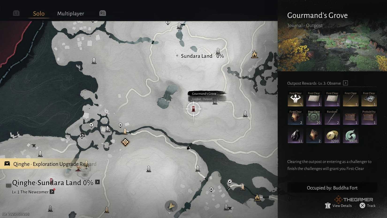Map showing Dragon Key locations at Bloomveil Monastery, Gourmand's Grove, and Tiger Fort in Where Winds Meet