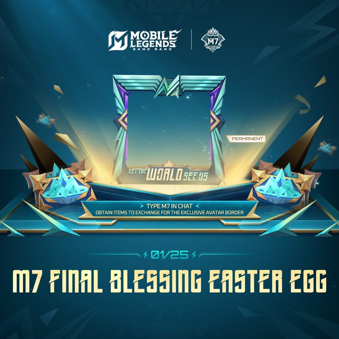 Personalización de perfil de Mobile Legends Bang Bang con el borde de campeón del MSC equipado