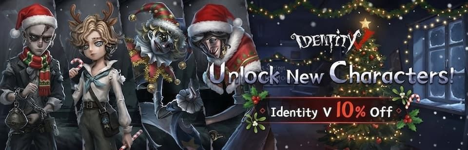Identity V 10% Off, Unlock New Characters!