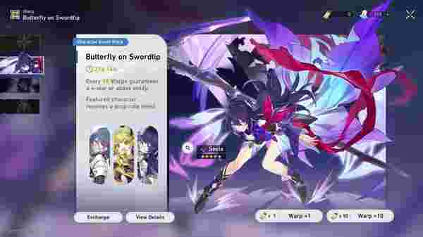 Guide HSR Sparxie E0S1 : Calculs pour 340 tirages et Éclats oniriques