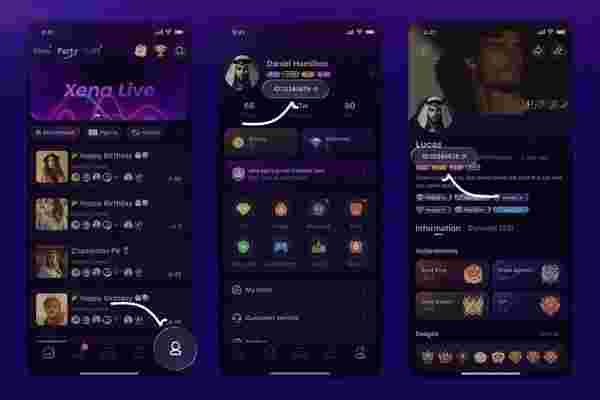 Xena Live CP System: Earn Points & Unlock Couple Badges