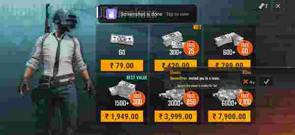 Recharge de UC PUBG Mobile : Guide des coûts pour l'AMR niveau 7 (version 4.2)