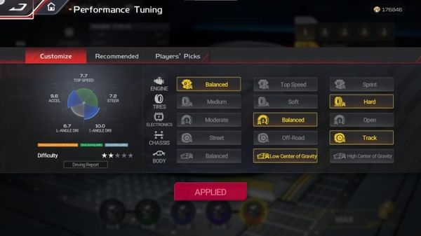 Racing Master Regera 31232 Tune: Guía SS Tier S6.5 277 mph