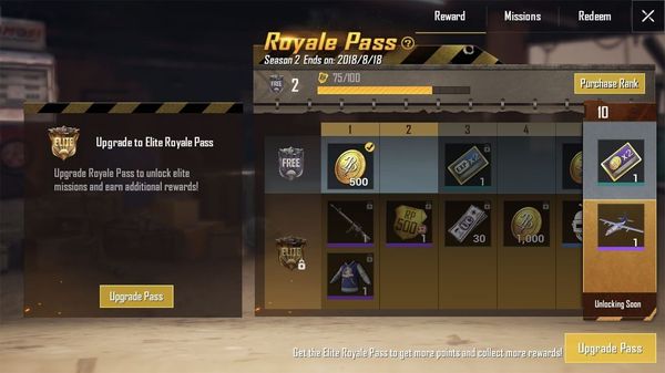 PUBG Mobile C10S30 Royale Pass: 無料の1000UCコードと100%のROI