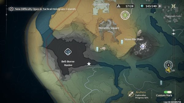 Ubicaciones de Tortugélida Brillante en Wuthering Waves: Mapa de farmeo diario al 100%