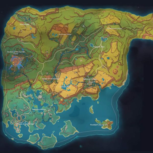 Genshin Natlan: Ubicación de las 22 Leyendas Locales + Guía de 110 Protogemas